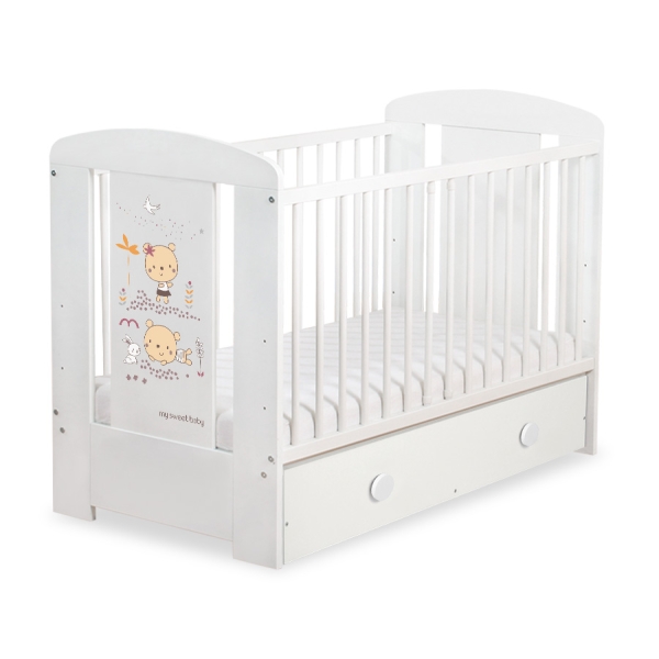 Ledikant met Lade Happy balloons 120x60 cm MAXI