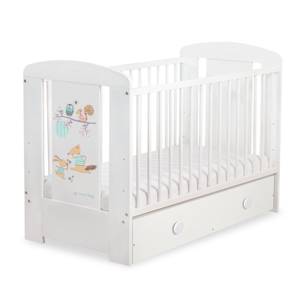 Ledikant met Lade Happy balloons 120x60 cm MAXI
