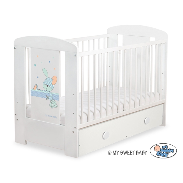 Ledikant met Lade Happy balloons 120x60 cm MAXI
