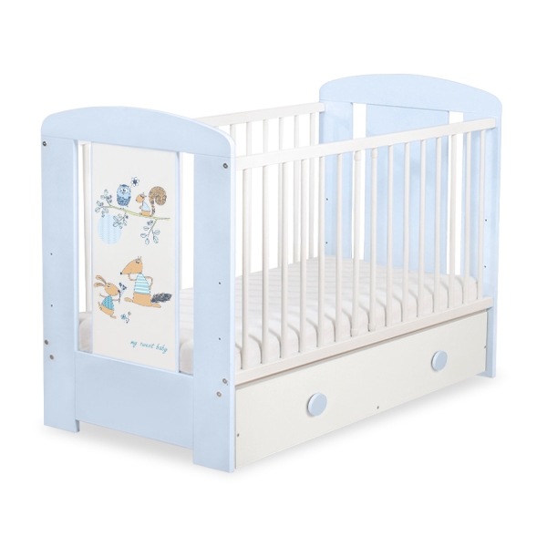 Ledikant met Lade Happy balloons 120x60 cm MAXI