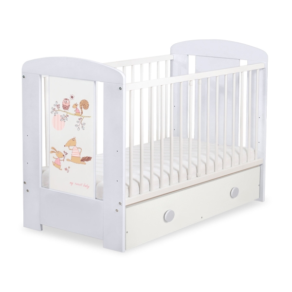Ledikant met Lade Happy balloons 120x60 cm MAXI