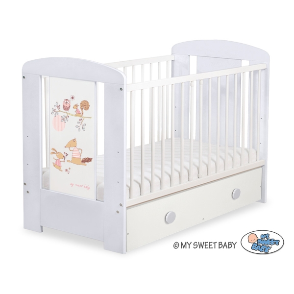 Ledikant met Lade Happy balloons 120x60 cm MAXI