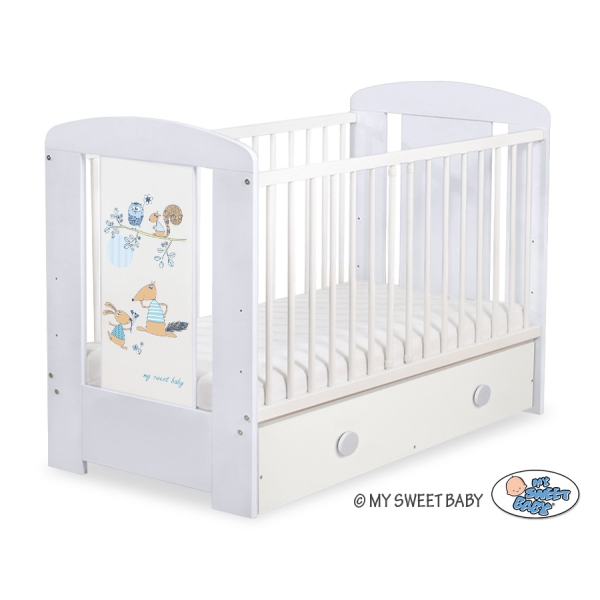 Ledikant met Lade Happy balloons 120x60 cm MAXI