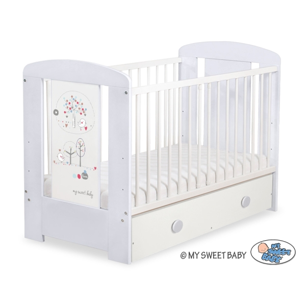 Ledikant met Lade Happy balloons 120x60 cm MAXI