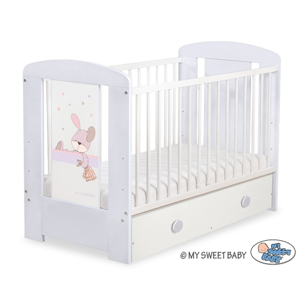 Ledikant met Lade Happy balloons 120x60 cm MAXI