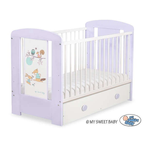 Ledikant met Lade Happy balloons 120x60 cm MAXI