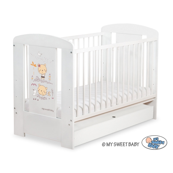 Ledikant met Lade Happy balloons 120x60 cm STANDARD
