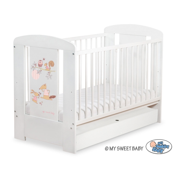 Ledikant met Lade Happy balloons 120x60 cm STANDARD