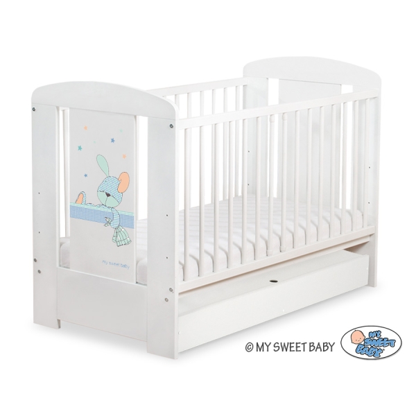 Ledikant met Lade Happy balloons 120x60 cm STANDARD