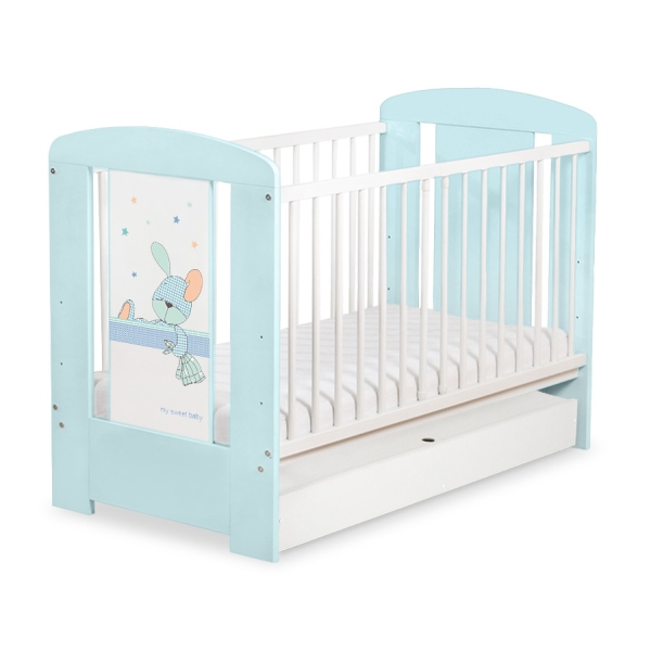 Ledikant met Lade Happy balloons 120x60 cm STANDARD