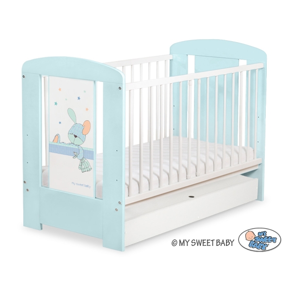 Ledikant met Lade Happy balloons 120x60 cm STANDARD