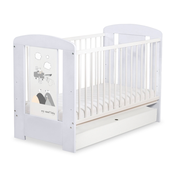 Ledikant met Lade Happy balloons 120x60 cm STANDARD