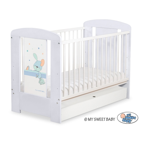 Ledikant met Lade Happy balloons 120x60 cm STANDARD