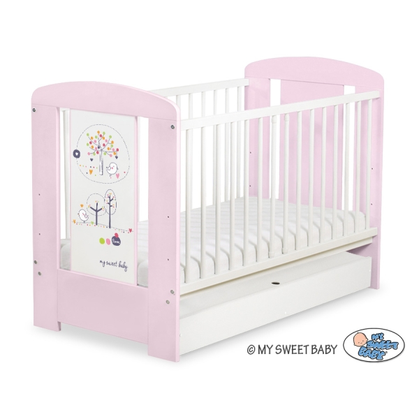 Ledikant met Lade Happy balloons 120x60 cm STANDARD