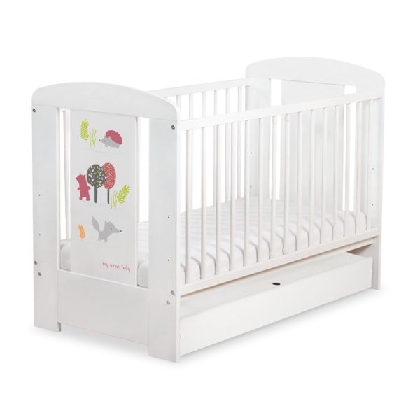 Ledikant met Lade Happy balloons 120x60 cm STANDARD Woud