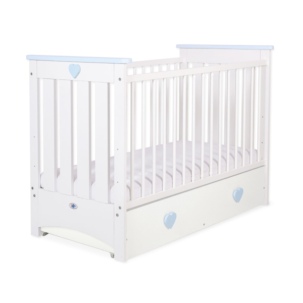Ledikant met Lade Lorenzo MAXI Wit Blauw