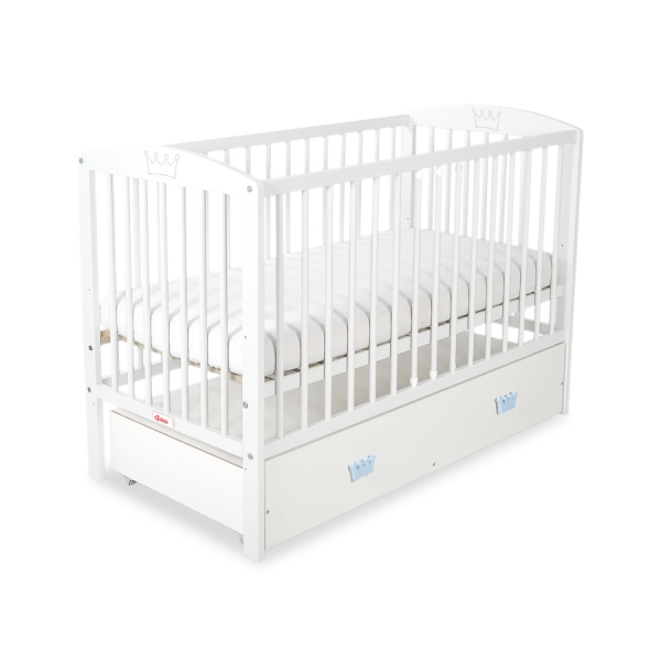 Ledikant met Lade voor Baby  120x60cm Matras Wielen   MAXI