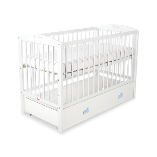 Ledikant met Lade voor Baby  120x60cm Matras Wielen   MAXI
