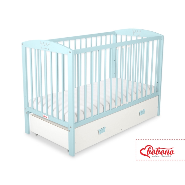 Ledikant met Lade voor Baby  120x60cm Matras Wielen   MAXI