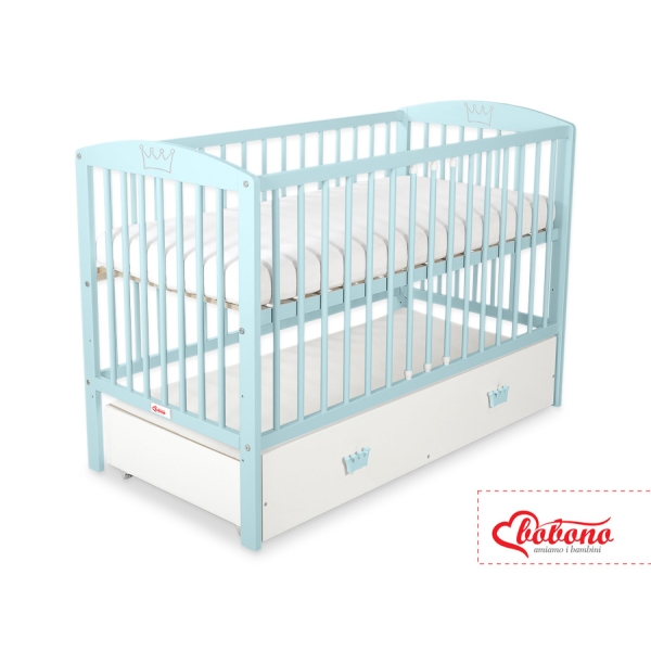 Ledikant met Lade voor Baby  120x60cm Matras Wielen   MAXI
