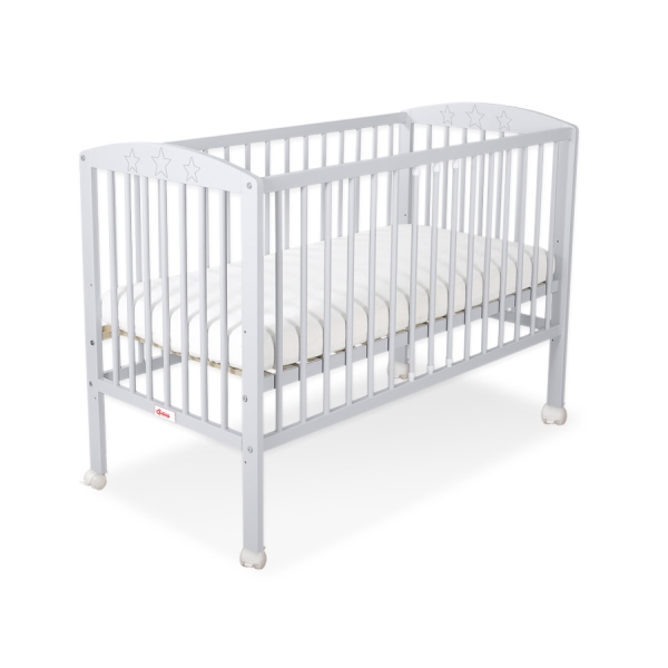 Ledikant Sterren 120x60cm Grijs Sterren