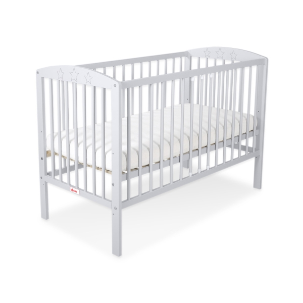 Ledikant Sterren 120x60cm Grijs Sterren