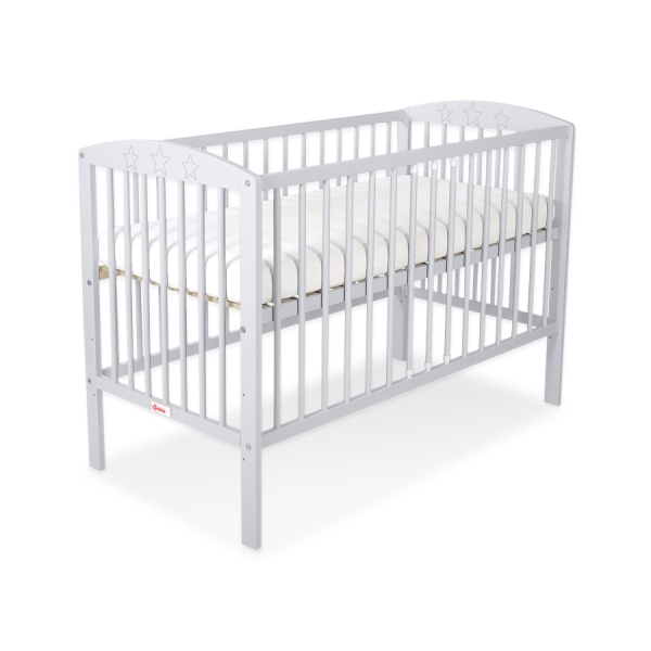 Ledikant Sterren 120x60cm Grijs Sterren
