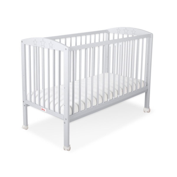 Ledikant Sterren 120x60cm Grijs Sterren