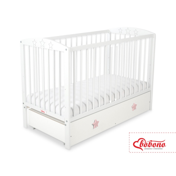 Ledikant Sterren met Lade 120x60cm MAXI Sterren
