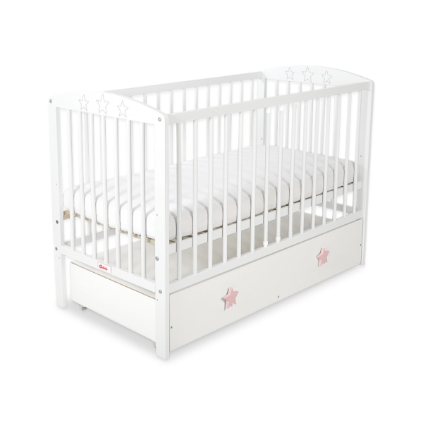 Ledikant Sterren met Lade 120x60cm MAXI Sterren