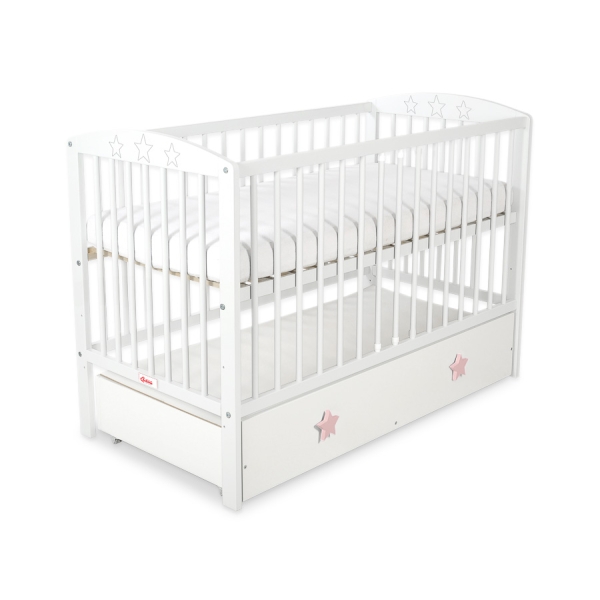 Ledikant Sterren met Lade 120x60cm MAXI Sterren