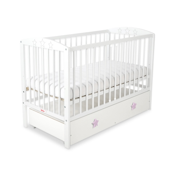 Ledikant Sterren met Lade 120x60cm MAXI Sterren