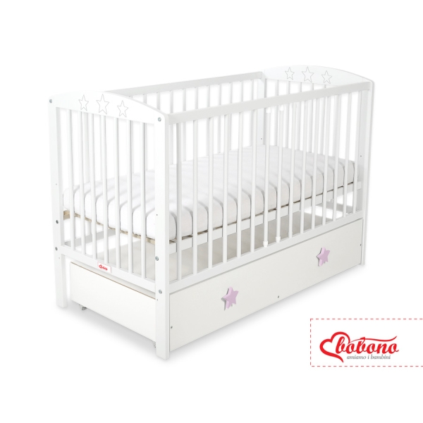 Ledikant Sterren met Lade 120x60cm MAXI Sterren