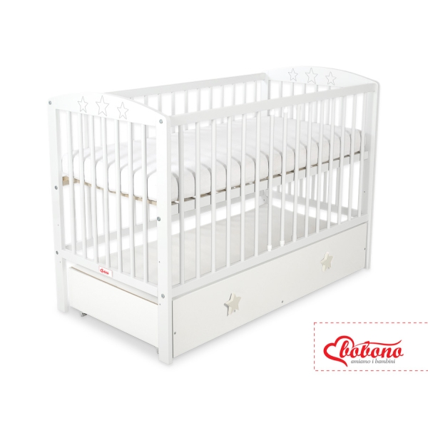Ledikant Sterren met Lade 120x60cm MAXI Sterren
