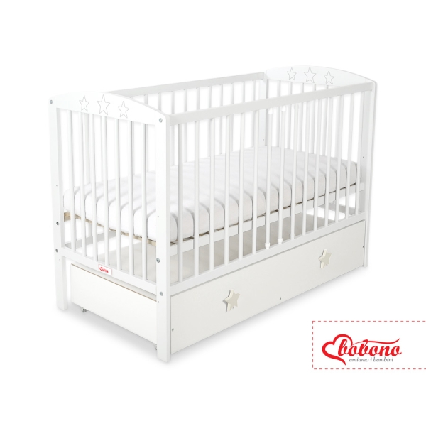 Ledikant Sterren met Lade 120x60cm MAXI Sterren