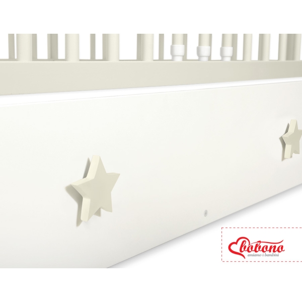Ledikant Sterren met Lade 120x60cm MAXI Sterren
