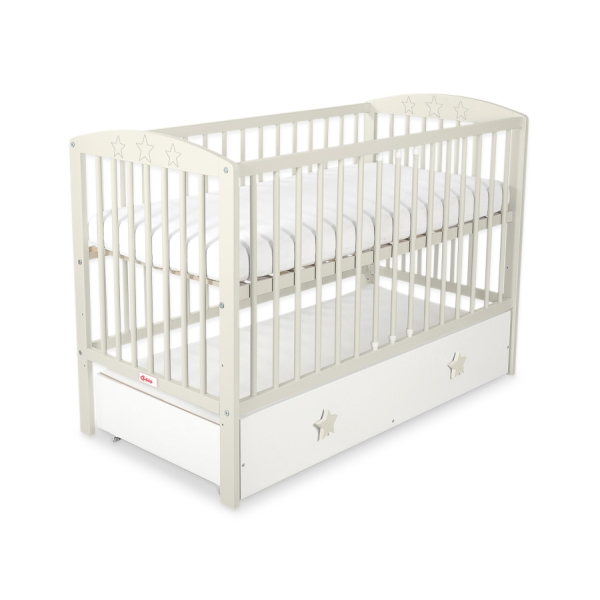 Ledikant Sterren met Lade 120x60cm MAXI Sterren