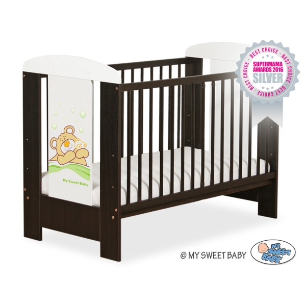 Ledikant Tedy Bear Barnaba 120x60 cm Bruin Teddy Bear Branaba
