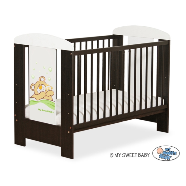 Ledikant Tedy Bear Barnaba 120x60 cm Bruin Teddy Bear Branaba