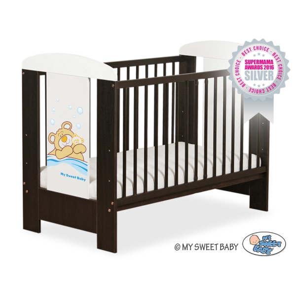 Ledikant Tedy Bear Barnaba 120x60 cm Bruin Teddy Bear Branaba