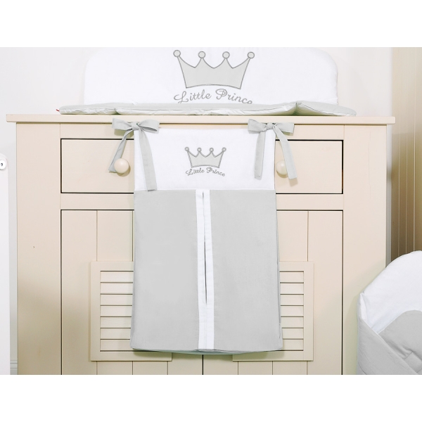 Luiertas -  Grijs Little Prince Princess