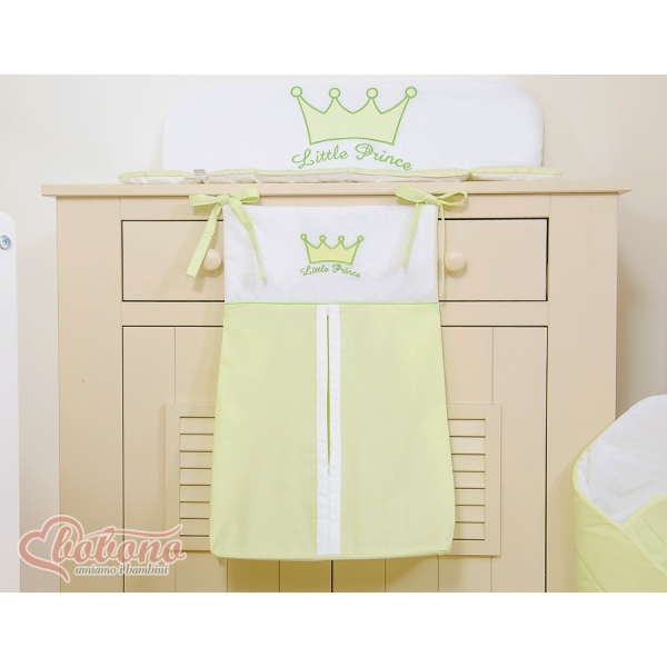 Luiertas -  Groen Little Prince Princess