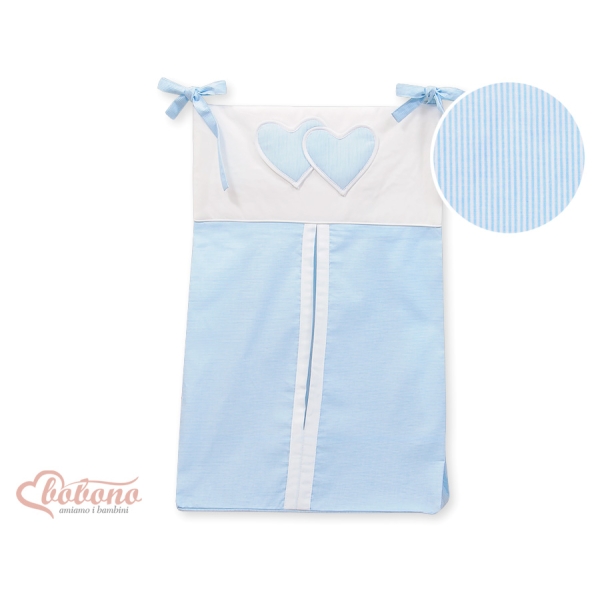 Luiertas - Harten Blauw Snijder
