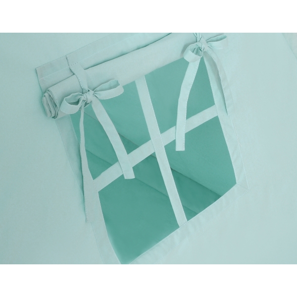 MINI TIPI SET: Tipi-tent + speelmat + GRATIS decoratieve veren Mint