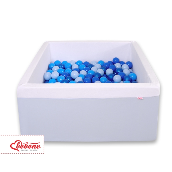Minky Ballenbak met Ballen 200 st Blauw