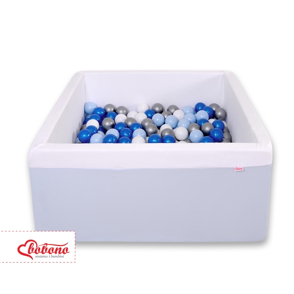 Minky Ballenbak met Ballen 200 st Blauw