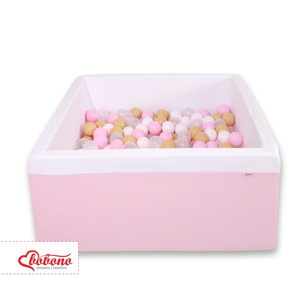 Minky Ballenbak met Ballen 200 st Roze