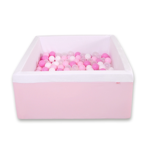 Minky Ballenbak met Ballen 200 st Roze