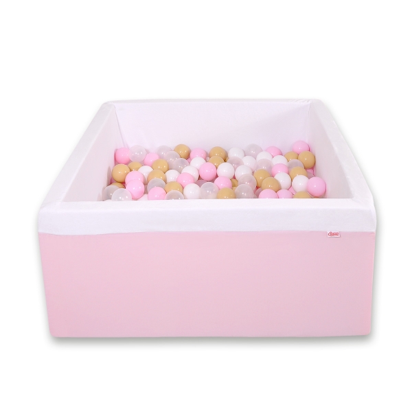 Minky Ballenbak met Ballen 200 st Roze