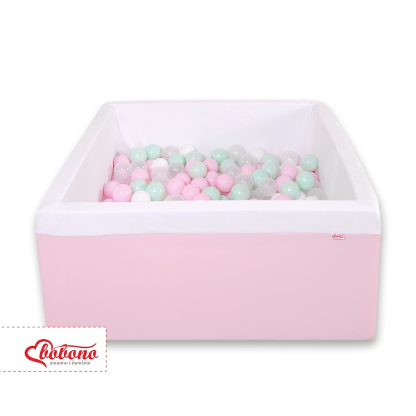 Minky Ballenbak met Ballen 200 st Roze